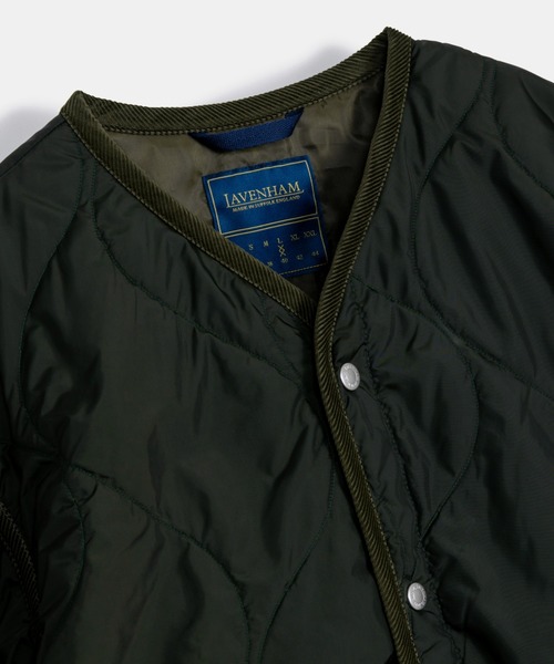LAVENHAM(ラベンハム)の「Lightweight Quilt Liner Jacket Mens / ライトウェイト キルト ライナー ジャケット メンズ(その他アウター・メンズ・ダークオリーブ・L/M/S)」の4枚目の写真