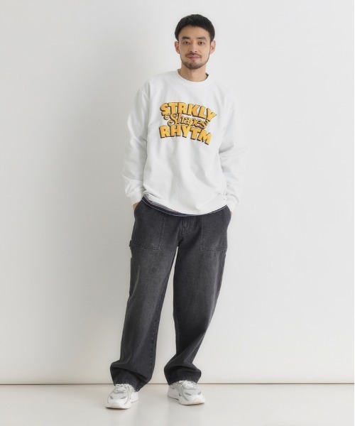 BACK NUMBER（バックナンバー）の「【BACK NUMBER】グラフィックロゴ ロングスリーブTシャツ (ドロップショルダー / コットン / カラー別デザイン)（Tシャツ/カットソー・メンズ・ホワイト/ネイビー/ワイン・S/M/L/XL）」の9枚目の写真