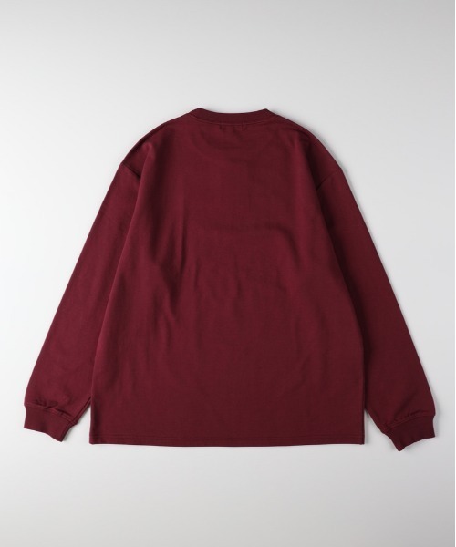 BACK NUMBER（バックナンバー）の「【BACK NUMBER】グラフィックロゴ ロングスリーブTシャツ (ドロップショルダー / コットン / カラー別デザイン)（Tシャツ/カットソー・メンズ・ホワイト/ネイビー/ワイン・S/M/L/XL）」の11枚目の写真