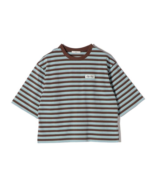 SHIPS(シップス)の「【WEB限定】マルチ ボーダー 5分袖 TEE(Tシャツ/カットソー・レディース・ブラウン/ライトグレー/ネイビー・ONE SIZE)」の20枚目の写真