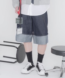 Figments | ロールアップデニムハーフパンツ(デニムパンツ)