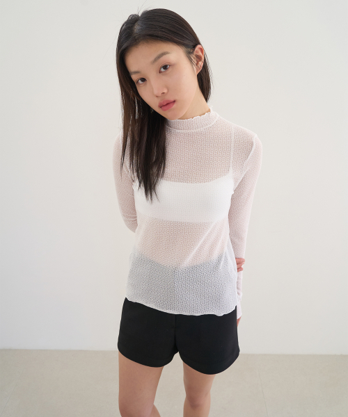 JULIAPEPE（ジュリアペペ）の「Even Lace Top (Ivory)（Tシャツ/カットソー・レディース・その他・FREE）」の2枚目の写真