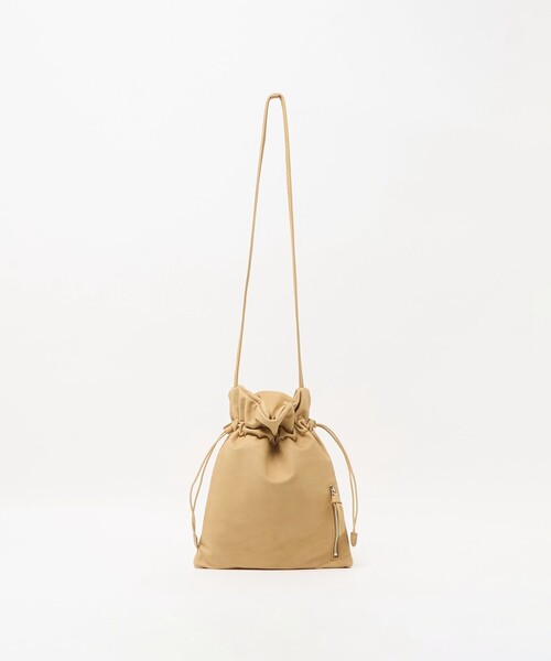 folna(フォルナ)の「【別注】<Folna>レザー ドロスト ショルダーバッグ 2WAY(ショルダーバッグ・レディース・ブラック/ベージュ・FREE)」の2枚目の写真