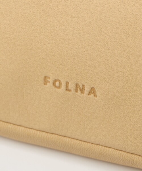 folna(フォルナ)の「【別注】<Folna>レザー ドロスト ショルダーバッグ 2WAY(ショルダーバッグ・レディース・ブラック/ベージュ・FREE)」の5枚目の写真