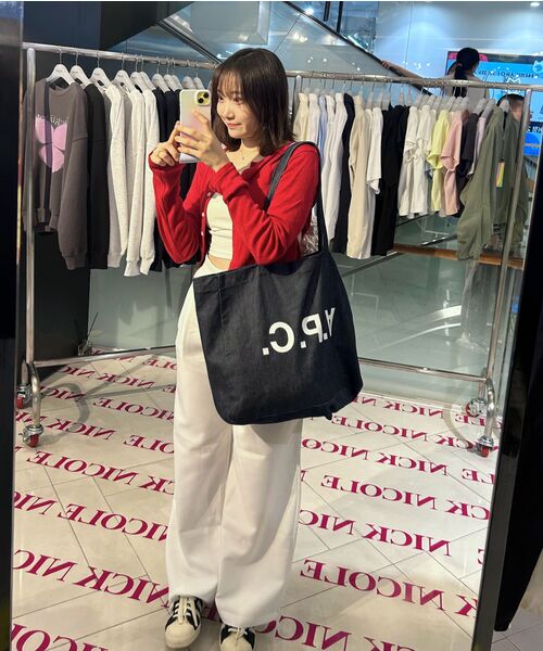 ROSEFRANTZ（ロゼフランツ）の「Eyelet Round Cardigan [Rose Red]（カーディガン/ボレロ・レディース・レッド・FREE）」の14枚目の写真
