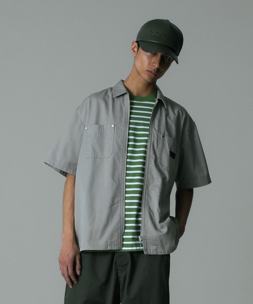 XLARGE(エクストララージ)の「ZIP UP S/S WORK SHIRT(シャツ/ブラウス・メンズ・カーキ/オリーブ/ブラック・S/M/L/XL)」の10枚目の写真