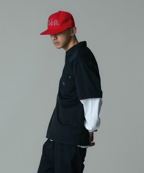 XLARGE(エクストララージ)の「ZIP UP S/S WORK SHIRT(シャツ/ブラウス・メンズ・カーキ/オリーブ/ブラック・S/M/L/XL)」の6枚目の写真