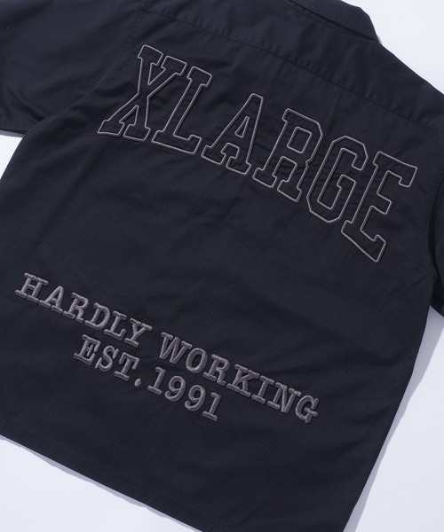 XLARGE(エクストララージ)の「ZIP UP S/S WORK SHIRT(シャツ/ブラウス・メンズ・カーキ/オリーブ/ブラック・S/M/L/XL)」の12枚目の写真