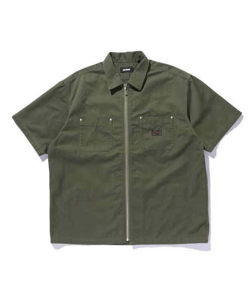 XLARGE(エクストララージ)の「ZIP UP S/S WORK SHIRT(シャツ/ブラウス・メンズ・カーキ/オリーブ/ブラック・S/M/L/XL)」の20枚目の写真
