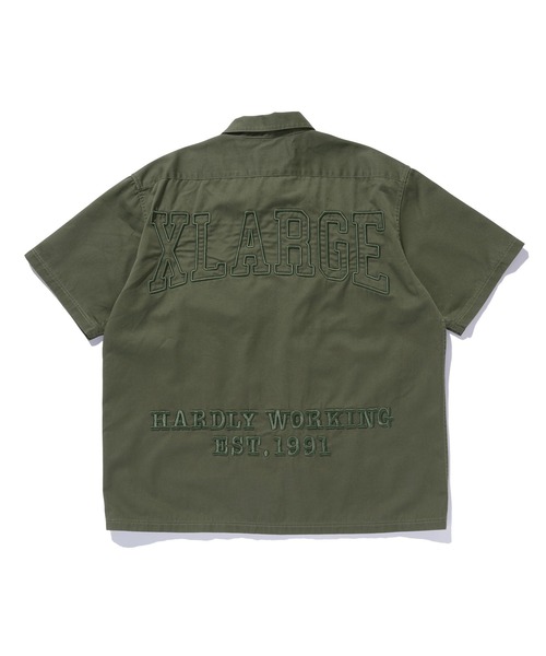 XLARGE(エクストララージ)の「ZIP UP S/S WORK SHIRT(シャツ/ブラウス・メンズ・カーキ/オリーブ/ブラック・S/M/L/XL)」の19枚目の写真