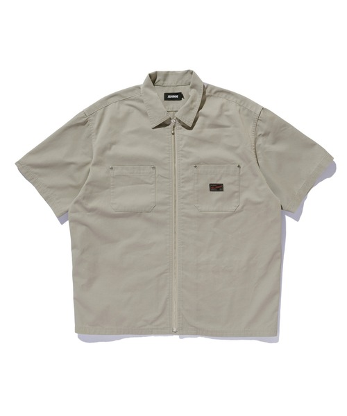 XLARGE(エクストララージ)の「ZIP UP S/S WORK SHIRT(シャツ/ブラウス・メンズ・カーキ/オリーブ/ブラック・S/M/L/XL)」の18枚目の写真