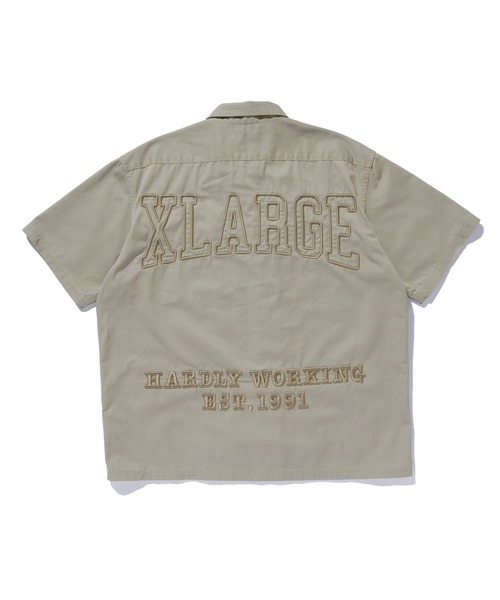 XLARGE(エクストララージ)の「ZIP UP S/S WORK SHIRT(シャツ/ブラウス・メンズ・カーキ/オリーブ/ブラック・S/M/L/XL)」の17枚目の写真