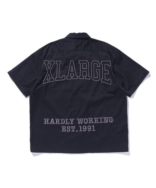 XLARGE(エクストララージ)の「ZIP UP S/S WORK SHIRT(シャツ/ブラウス・メンズ・カーキ/オリーブ/ブラック・S/M/L/XL)」の15枚目の写真