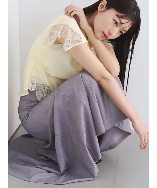 TONAL(トーナル)の「イレギュラーパネルスカート(スカート・レディース・グレー/オフホワイト/ピンク・MEDIUM/SMALL)」の8枚目の写真