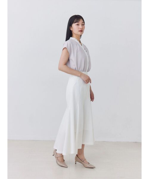 TONAL(トーナル)の「イレギュラーパネルスカート(スカート・レディース・グレー/オフホワイト/ピンク・MEDIUM/SMALL)」の13枚目の写真