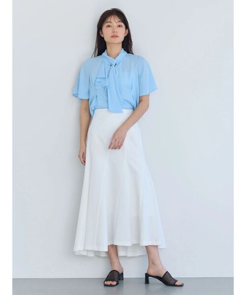 TONAL(トーナル)の「イレギュラーパネルスカート(スカート・レディース・グレー/オフホワイト/ピンク・MEDIUM/SMALL)」の16枚目の写真