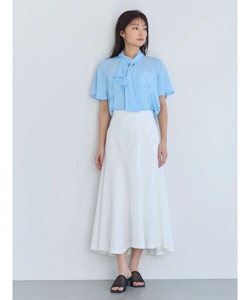 TONAL(トーナル)の「イレギュラーパネルスカート(スカート・レディース・グレー/オフホワイト/ピンク・MEDIUM/SMALL)」の17枚目の写真
