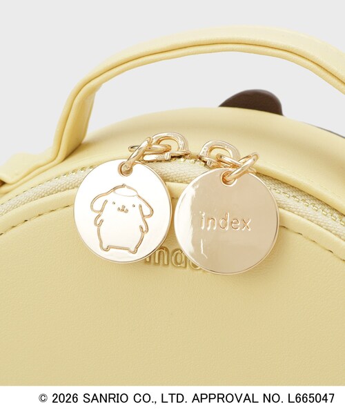 index（インデックス）の「◆【ポムポムプリン】2WAYミラー付きバニティーポーチ（ポーチ・レディース・ゴールド/イエロー/アイボリー/ブラック系7・00）」の11枚目の写真