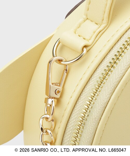 index（インデックス）の「◆【ポムポムプリン】2WAYミラー付きバニティーポーチ（ポーチ・レディース・ゴールド/イエロー/アイボリー/ブラック系7・00）」の12枚目の写真