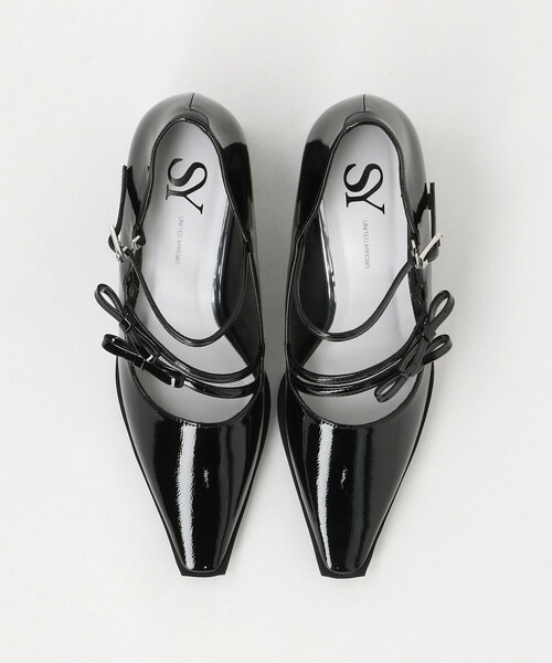 SY UNITED ARROWS(シーユナイテッドアローズ)の「<SY>ダブルリボン スクエア パンプス60↑(パンプス・レディース・シルバー/ブラック・23cm/22cm/24.5cm/22.5cm/24cm/23.5cm/25cm)」の11枚目の写真