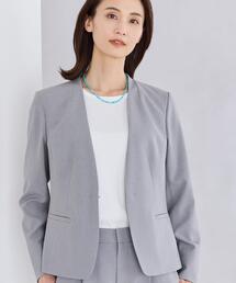 Reflect（リフレクト）の「【吸水速乾/セットアップ可】ノーカラージャケット（ノーカラージャケット）」