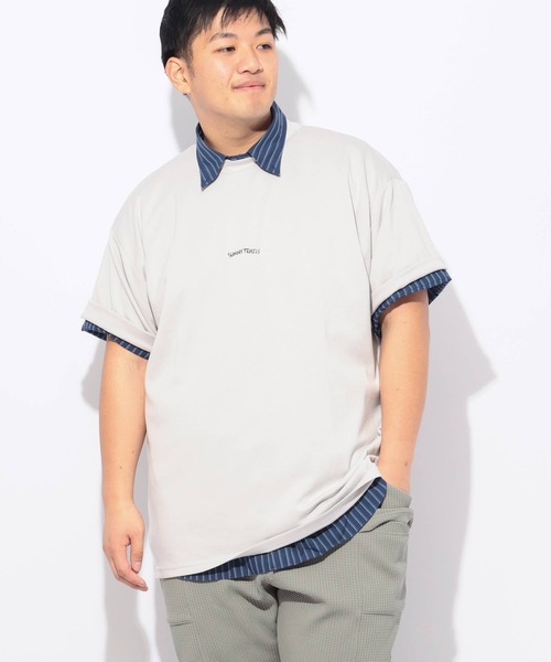 B&T CLUB(ビーティークラブ)の「Tシャツ 半袖 メンズ 大きいサイズ ヒヤテック バックプリント クルーネック B&T CLUB (ビーアンドティークラブ)(Tシャツ/カットソー・メンズ・ライトグレー/ダークグレー・X1(3L~4L)/X2(4L~5L)/X3(6L~7L)/X4(8L~9L))」の20枚目の写真