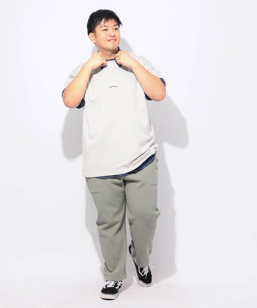 B&T CLUB(ビーティークラブ)の「Tシャツ 半袖 メンズ 大きいサイズ ヒヤテック バックプリント クルーネック B&T CLUB (ビーアンドティークラブ)(Tシャツ/カットソー・メンズ・ライトグレー/ダークグレー・X1(3L~4L)/X2(4L~5L)/X3(6L~7L)/X4(8L~9L))」の21枚目の写真