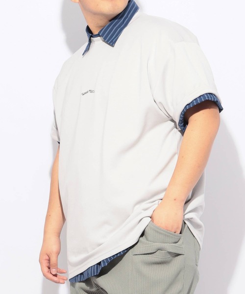 B&T CLUB(ビーティークラブ)の「Tシャツ 半袖 メンズ 大きいサイズ ヒヤテック バックプリント クルーネック B&T CLUB (ビーアンドティークラブ)(Tシャツ/カットソー・メンズ・ライトグレー/ダークグレー・X1(3L~4L)/X2(4L~5L)/X3(6L~7L)/X4(8L~9L))」の22枚目の写真