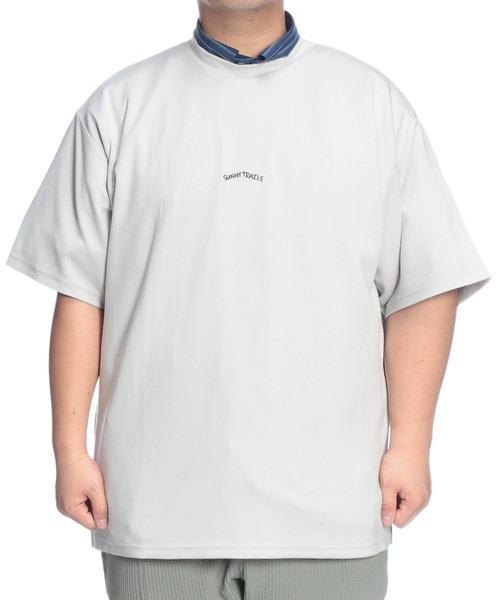 B&T CLUB(ビーティークラブ)の「Tシャツ 半袖 メンズ 大きいサイズ ヒヤテック バックプリント クルーネック B&T CLUB (ビーアンドティークラブ)(Tシャツ/カットソー・メンズ・ライトグレー/ダークグレー・X1(3L~4L)/X2(4L~5L)/X3(6L~7L)/X4(8L~9L))」の7枚目の写真