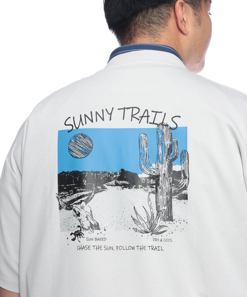 B&T CLUB(ビーティークラブ)の「Tシャツ 半袖 メンズ 大きいサイズ ヒヤテック バックプリント クルーネック B&T CLUB (ビーアンドティークラブ)(Tシャツ/カットソー・メンズ・ライトグレー/ダークグレー・X1(3L~4L)/X2(4L~5L)/X3(6L~7L)/X4(8L~9L))」の10枚目の写真