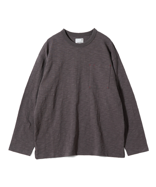 HORLISUN(ホーリーサン)の「Lawrence Slub Pocket T-shirt Charcoal(Tシャツ/カットソー・メンズ・その他・SMALL/MEDIUM/LARGE)」の1枚目の写真