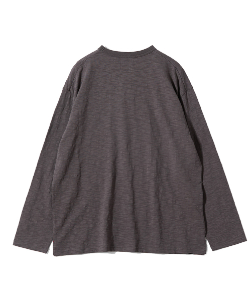 HORLISUN(ホーリーサン)の「Lawrence Slub Pocket T-shirt Charcoal(Tシャツ/カットソー・メンズ・その他・SMALL/MEDIUM/LARGE)」の2枚目の写真