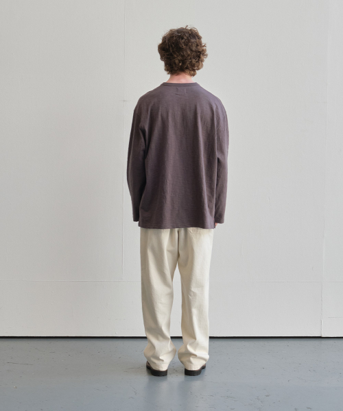 HORLISUN(ホーリーサン)の「Lawrence Slub Pocket T-shirt Charcoal(Tシャツ/カットソー・メンズ・その他・SMALL/MEDIUM/LARGE)」の7枚目の写真