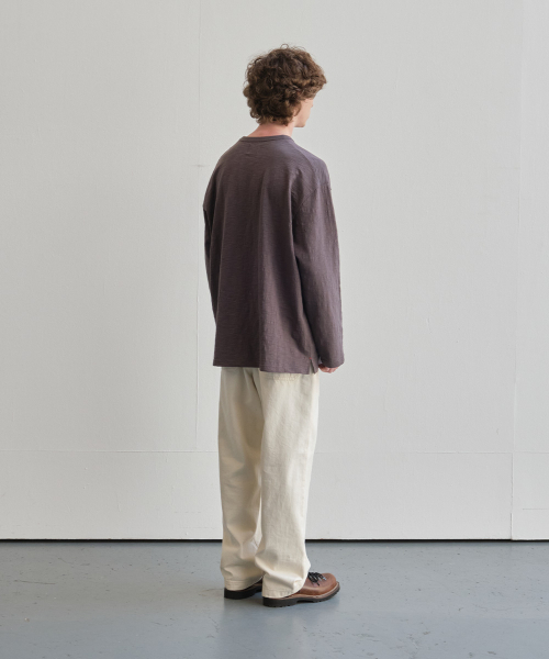 HORLISUN(ホーリーサン)の「Lawrence Slub Pocket T-shirt Charcoal(Tシャツ/カットソー・メンズ・その他・SMALL/MEDIUM/LARGE)」の8枚目の写真