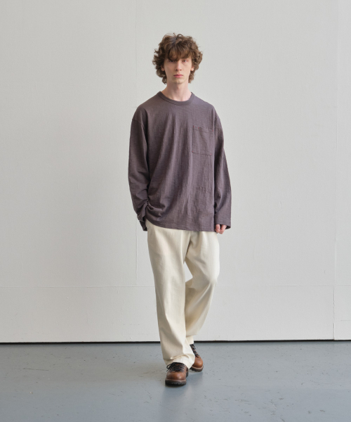 HORLISUN(ホーリーサン)の「Lawrence Slub Pocket T-shirt Charcoal(Tシャツ/カットソー・メンズ・その他・SMALL/MEDIUM/LARGE)」の9枚目の写真