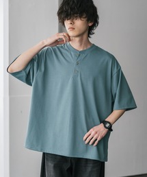 新色追加 AIR TEC+ 接触冷感・遮熱・UVカット 多機能ヘンリーネック半袖Tシャツ