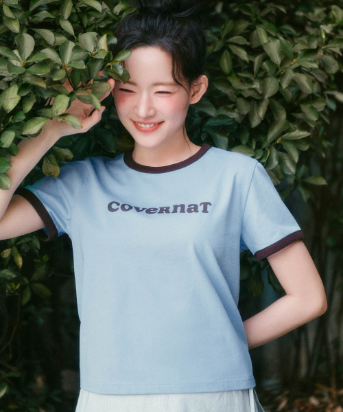COVERNAT（カバーナット）の「ウィメンズクーパー ロゴ リンガー Tシャツ オフホワイト（Tシャツ/カットソー・レディース・その他・LARGE/WS/WM）」の6枚目の写真