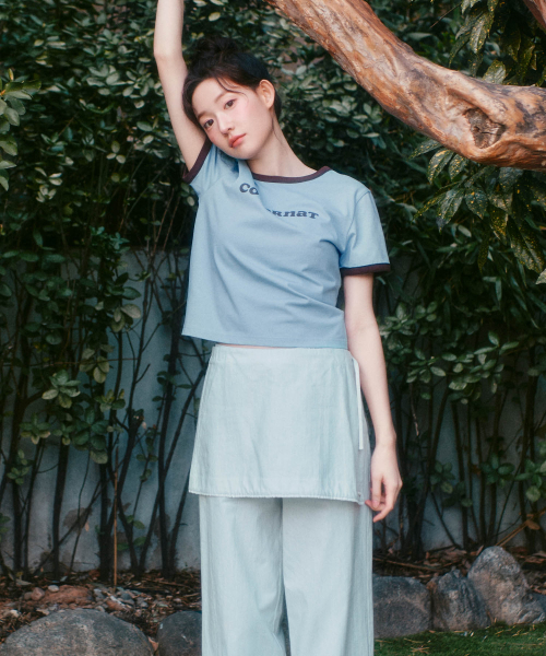 COVERNAT（カバーナット）の「ウィメンズクーパー ロゴ リンガー Tシャツ オフホワイト（Tシャツ/カットソー・レディース・その他・LARGE/WS/WM）」の7枚目の写真