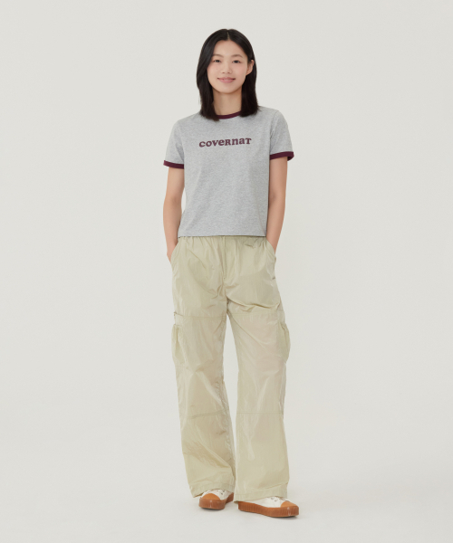 COVERNAT（カバーナット）の「ウィメンズクーパー ロゴ リンガー Tシャツ オフホワイト（Tシャツ/カットソー・レディース・その他・LARGE/WS/WM）」の8枚目の写真