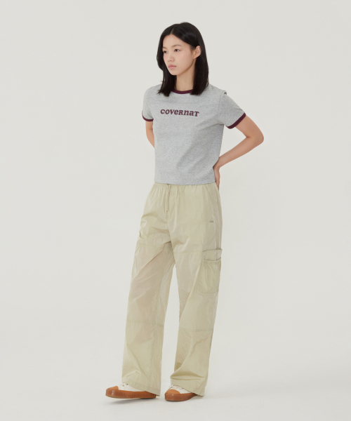 COVERNAT（カバーナット）の「ウィメンズクーパー ロゴ リンガー Tシャツ オフホワイト（Tシャツ/カットソー・レディース・その他・LARGE/WS/WM）」の9枚目の写真