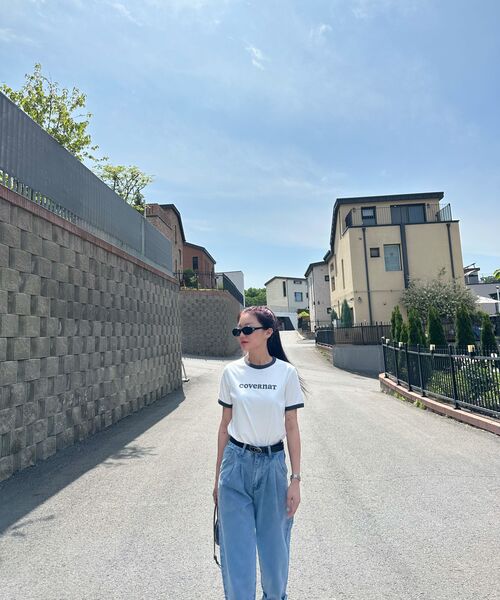 COVERNAT（カバーナット）の「ウィメンズクーパー ロゴ リンガー Tシャツ オフホワイト（Tシャツ/カットソー・レディース・その他・LARGE/WS/WM）」の13枚目の写真
