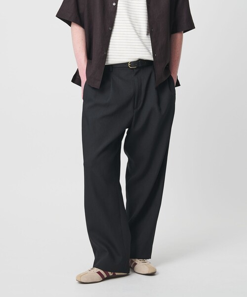 BEAUTY&YOUTH UNITED ARROWS(ビューティーアンドユースユナイテッドアローズ)の「VTG/DBL 1P スラックス NO.9(スラックス・メンズ・ブラック/ダークグレー・L/XL/M/S)」の5枚目の写真