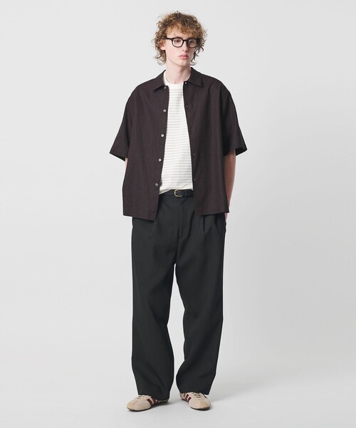 BEAUTY&YOUTH UNITED ARROWS(ビューティーアンドユースユナイテッドアローズ)の「VTG/DBL 1P スラックス NO.9(スラックス・メンズ・ブラック/ダークグレー・L/XL/M/S)」の7枚目の写真