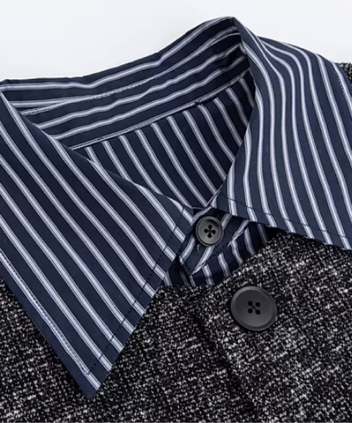 U:UME(ユーム)の「Patchwork Jeresy Cardigan(カーディガン/ボレロ・メンズ・ブラック・XX-LARGE/X-LARGE/LARGE/MEDIUM)」の3枚目の写真