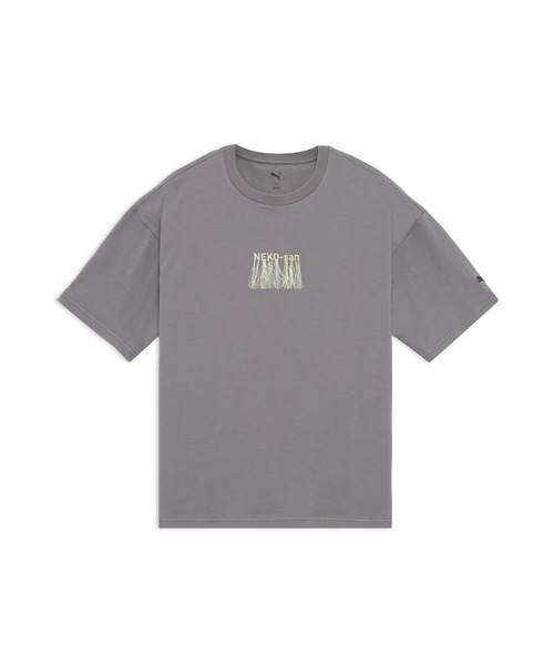PUMA（プーマ）の「PUMA プーマ ユニセックス NEKO-san フロント エンブロイダリー MX 半袖 Tシャ（Tシャツ/カットソー・メンズ・ホワイト/ダークグレー・LARGE/X-LARGE/MEDIUM/XX-LARGE/SMALL）」の6枚目の写真