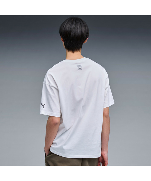 PUMA（プーマ）の「PUMA プーマ ユニセックス NEKO-san フロント エンブロイダリー MX 半袖 Tシャ（Tシャツ/カットソー・メンズ・ホワイト/ダークグレー・LARGE/X-LARGE/MEDIUM/XX-LARGE/SMALL）」の13枚目の写真