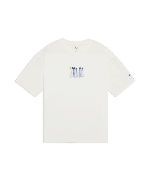 PUMA（プーマ）の「PUMA プーマ ユニセックス NEKO-san フロント エンブロイダリー MX 半袖 Tシャ（Tシャツ/カットソー・メンズ・ホワイト/ダークグレー・LARGE/X-LARGE/MEDIUM/XX-LARGE/SMALL）」の16枚目の写真