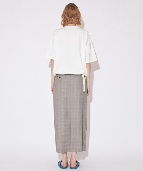 beautiful people(ビューティフルピープル)の「suvin compact jerseybig QOL tag T(Tシャツ/カットソー・レディース・オフホワイト/ブラック・38/40/34/42/36)」の6枚目の写真