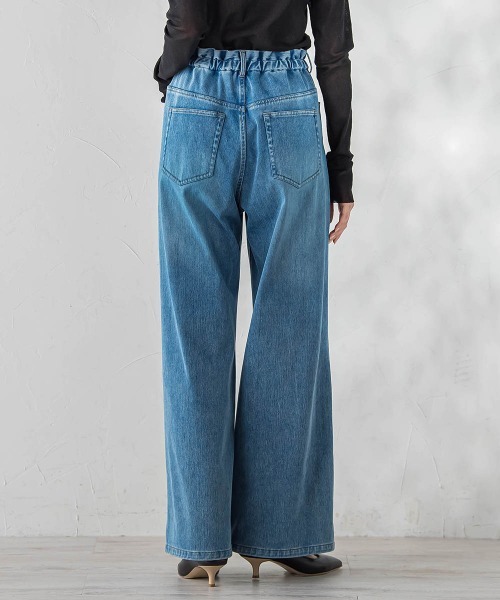 Droite lautreamont（ドロワットロートレアモン）の「ジャージデニムパンツ（デニムパンツ・レディース・ブルー系その他/ブルー・M）」の5枚目の写真