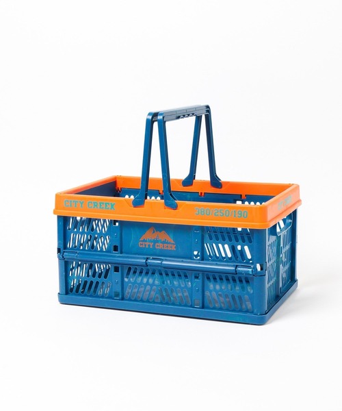 niko and...（ニコアンド）の「【CITY CREEK】コンテナバスケット/Ｍサイズ[幅38cm]（収納グッズ・レディース・ネイビー/グレー・0）」の4枚目の写真
